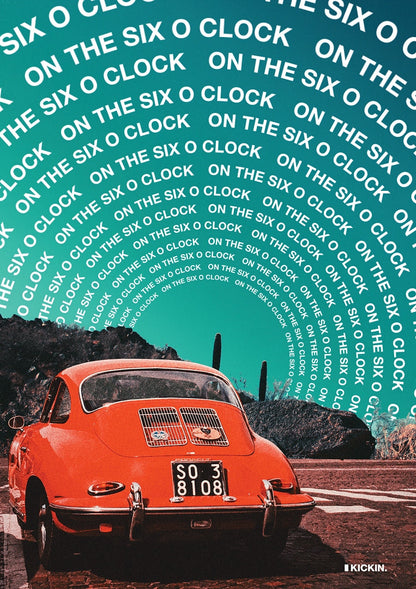 Flat artwork — On The Clock by Kickin, the print on its own